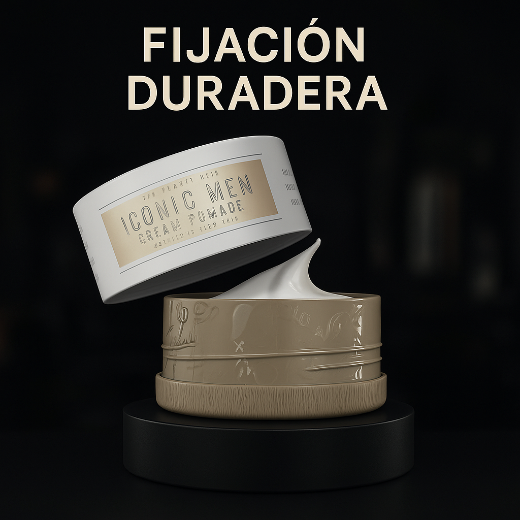 Pomada Blanca  Iconic Men para cabello - IMMORTAL 150ml