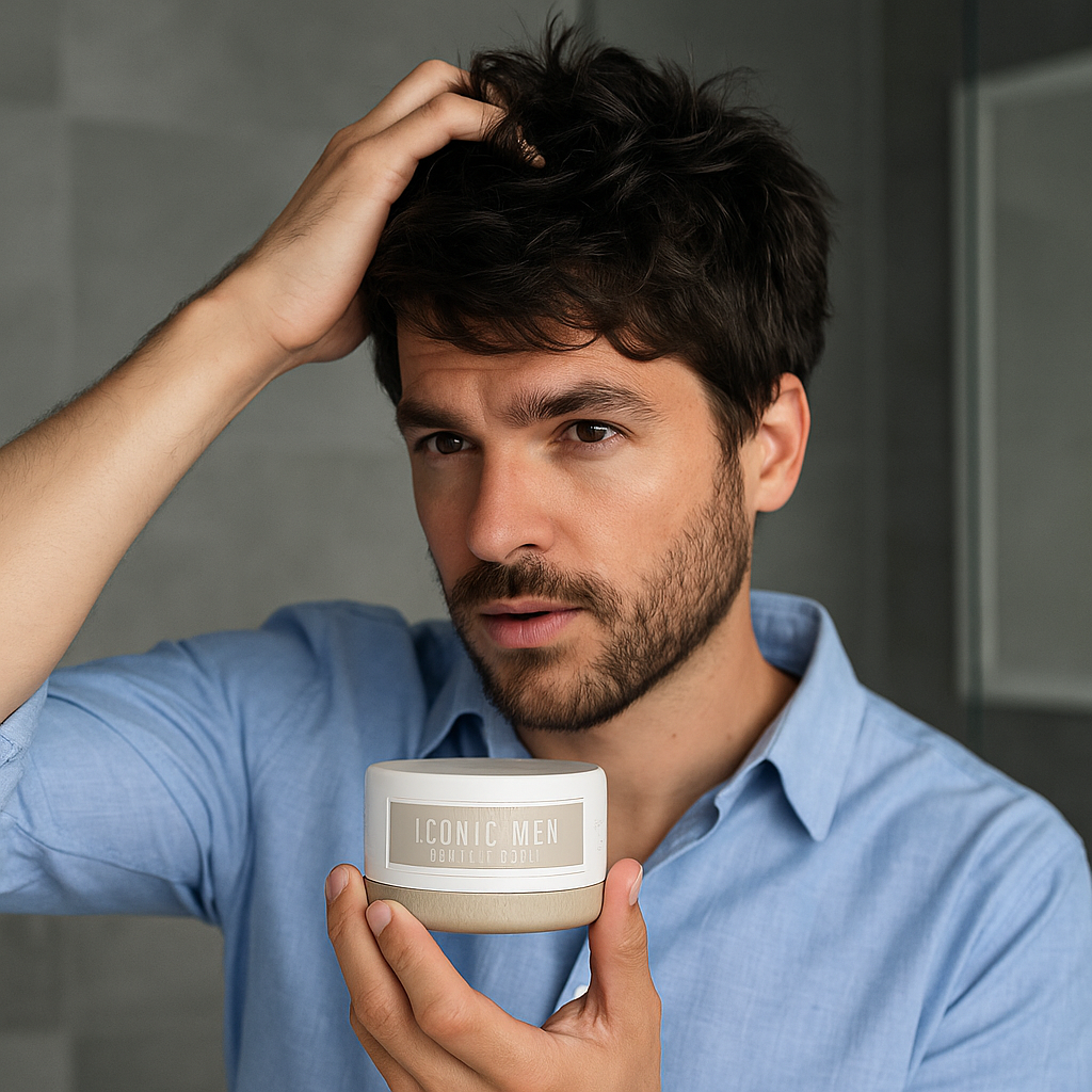 Pomada Blanca  Iconic Men para cabello - IMMORTAL 150ml