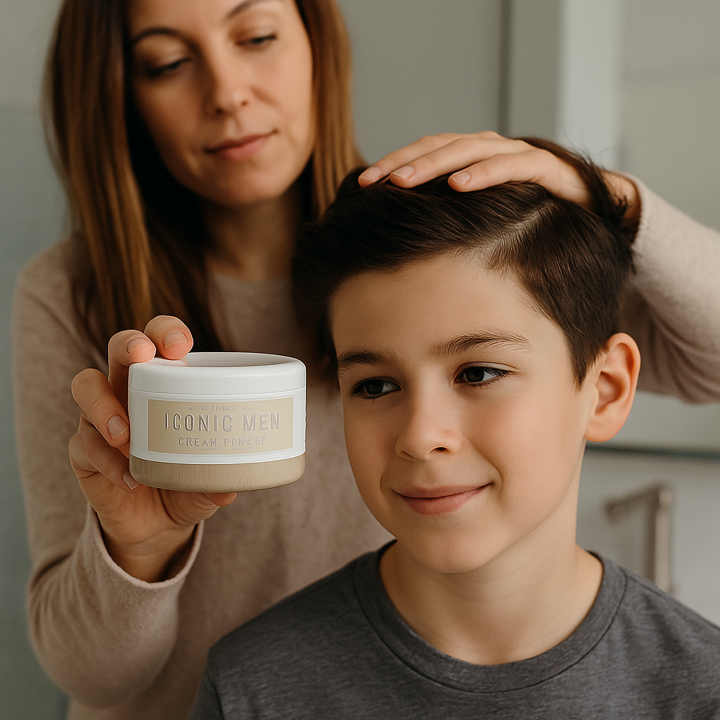 Pomada Blanca  Iconic Men para cabello - IMMORTAL 150ml